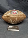 Archie Griffin Eddie George Troy Smith Heisman Signed Football