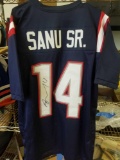 Mohamed Sanu Patriots Signed Jersey COA