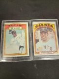 Willie Mays cards 2 cards