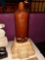 2ft Tall Huge Tequila Sauza Vintage Bottle w/ Spigot & Mexican Pyramid Base