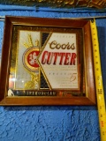 Coors Cutter Beer Sign 14in Tall