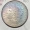 1889 Morgan silver dollar Rainbow tone