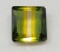 Deep Sea Forest Green Square Cut Emerald 7.08ct Gem Stone w/ Yellow Hues