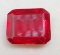 Natural Red Ruby Square Cut 17.70ct Gem Stone