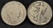 1908-S Barber Half & 1920-S Walking Liberty Half Dollar. Both Beautiful Original Circulated Cameo