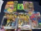 Box of Various Action Figures Spider Man Marvel Hall of Fame Simpsons