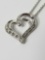 10 Diamond Natural Rose Cut Diamond Heart Necklace
