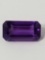 5.42 Ct Natural Violet Emerald Cut Amethyst GGL Cert