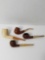 Vintage Collection of Smokers Pipes 4 Units