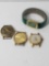 Vintage Fred Bulova Trada Gemstone Watches 4 Units