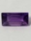 5.47 Ct Natural Violet Emerald Cut Amethyst GGL Cert