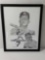 Mickey Mantle Framed Lithograph Print