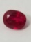 7.82 Ct Natural Red Oval Cut Ruby GGL Cert