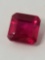 6.62 Ct Natural Red Square Cut Ruby GGL Cert