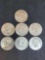 1990 Kennedy half dollar 7 coins