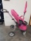Stokke Xplory pink limited edition stroller detachable baby carrier with umbrella