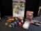 Chevron cars carrying case Sam Sedan & Tony Turbo. Nascar M%M trucks Hot wheels roadsteers w