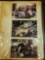 Racing cards and pictures in nice display box and binder