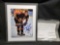 Framed Beckett Magazine signed says Canucks Trevor Linden 11 x 14 photo. with COA