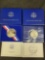 2 half dollar Proof coins 1986 coins Uncirculated