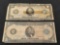 1914 $5 & $20 Blue Seal Federal Reserve Notes