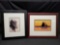 Framed Artwork Ship Captain 12 x 14 in by Garner Framed and matted Painted ArtworkSailboat by Scott