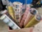 Box of Uncut Baseball Card Sheets, 6 Rolls of Cards 1 Roll of Team Logos