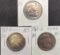 Lot of Franklin half dollar 1963 3 coins