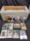 Box of football,basketball, baseball cards, rookies, jersey, limited Edition