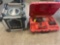 Bosch battery bay with Milwaukee sawzall charger and battery