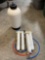 Cartridge filter system various filters and hoses w tank