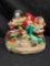 Windup Musical Little Mermaid Water globe statue has a missing foot. Windup not working
