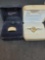 2 gold plated rings sizes 6 and 8 fancy