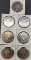 Lot of Canadian Dollars 1962-1964-1965 7 coins