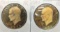 2 1978-s Eisenhower dollars Rainbow tone