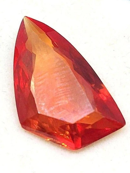 Orange Sapphire 8.30ct Gem Stone Beautiful Arrowhead Cut