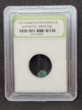 1.50+ ct Faceted Emerald Authentic Gemstone