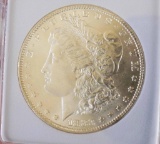 Morgan silver dollar 1883 P gem bu satin white proof like glassy high grade slabed PQ