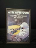 Regie Air Afrique Framed Print Says Roquin