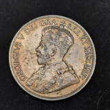 1936 Canada Silver Dollar King George Extra Fine