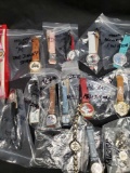 Disney Lot of Watches, Mickey & Minnie Mouse, Pooh, Tinkerbell, Eyeore, & More
