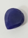 110.70 Ct Natural Blue Pear Cut Sapphire GGL Cert