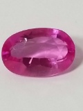 5.97 Ct Natural Pink Oval Cut Sapphire GGL Cert