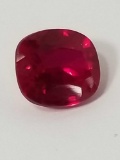 7.57 Ct Natural Red Oval Cut Ruby GGL Cert