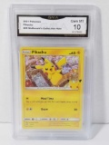 2021 Pokemon Mcdonalds Pikachu Holo GMA Gem MT 10