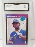 1989 Donruss Ken Griffey Jr. Rated Rookie GMA Mint 9