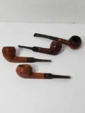 Vintage Ehrlich Imported Briar Smokers Pipe 4 Units