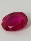 4.32 Ct Natural Red Oval Cut Ruby GGL Cert
