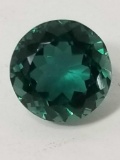 11.32 Ct Natural Green Round Cut Amethyst GGL Cert
