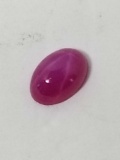 0.47 Ct Natural Pink Oval Cut Star Sapphire GGL Cert